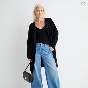 Juliette collarless sweater-blazer